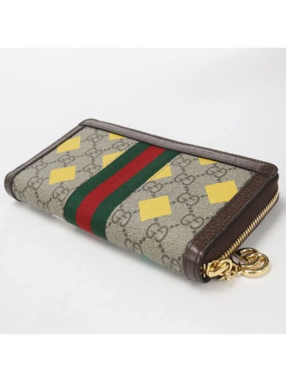 Gucci Round Zip Wallet Ophidia Zip Around - Picture 2 of 6